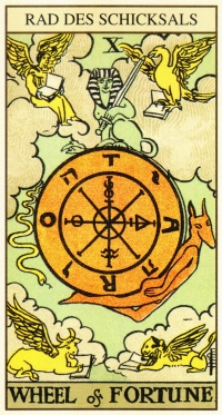 Tarot Tageskarte - das Schicksalsrad