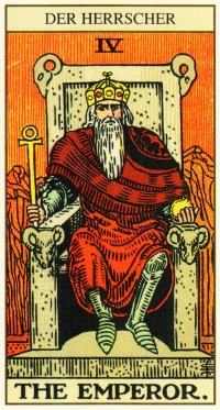 Tarot Tageskarte - Der Herrscher